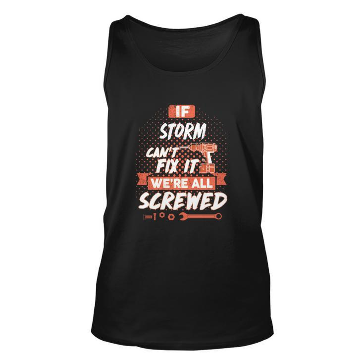 Storm Name Storm Family Name Crest  Unisex Tank Top