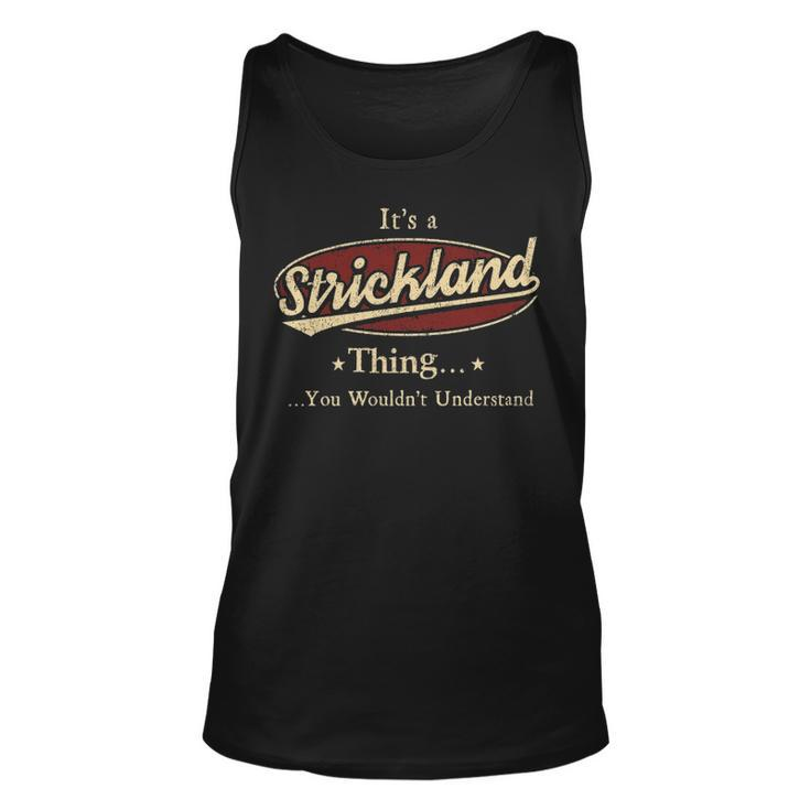 Strickland Shirt Personalized Name Gifts T Shirt Name Print T Shirts Shirts With Name Strickland Men Women Tank Top Graphic Print Unisex