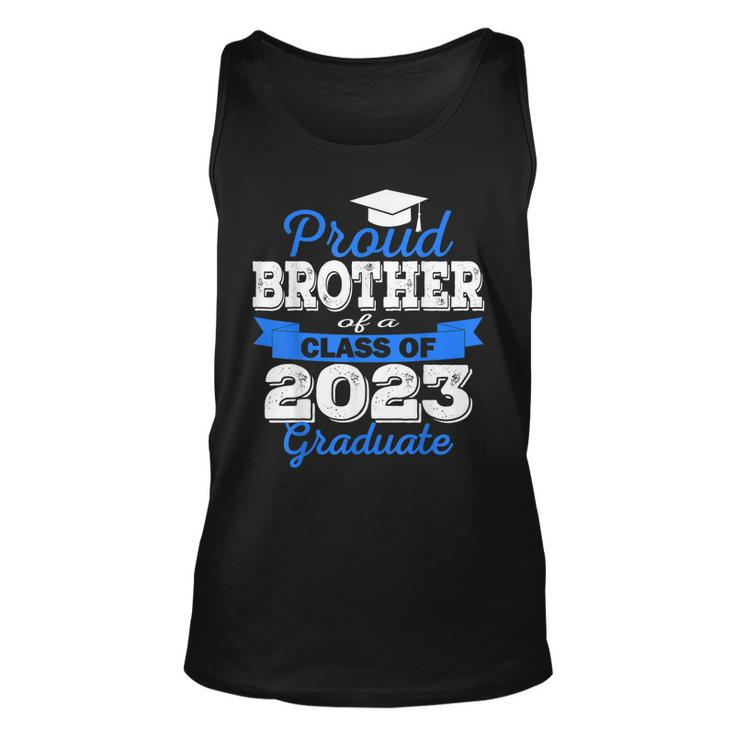 Super Proud Brother Of 2023 Graduate Awesome College Tank Top