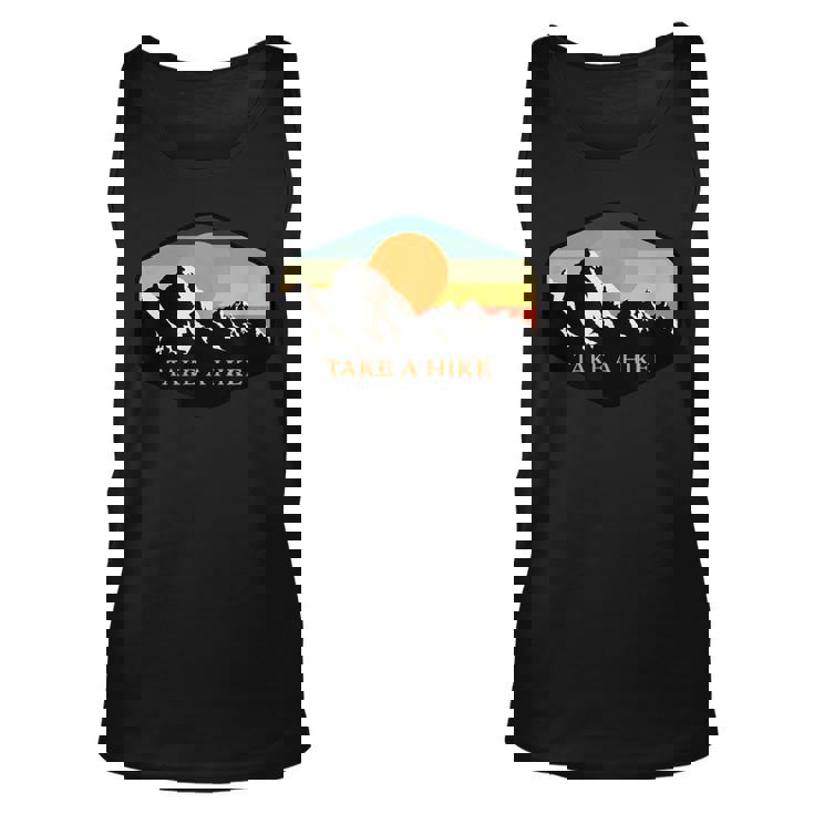 Take A Hike Retro Vintage Outdoor Hiking Unisex Tank Top