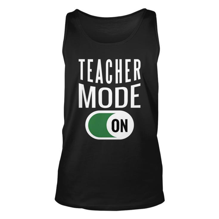Teacher Mode On V2 Unisex Tank Top