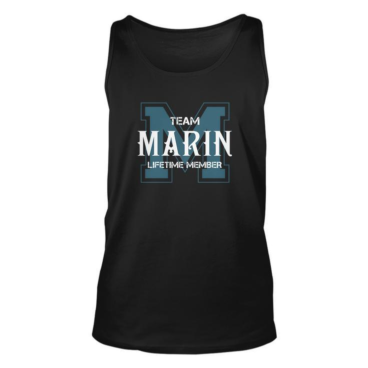 Team Marin Lifetime Member  Unisex Tank Top