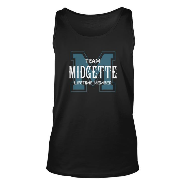 Team Midgette Lifetime Member  V3 Unisex Tank Top