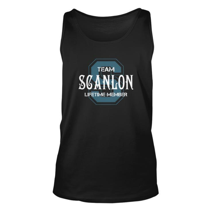 Team Scanlon Lifetime Member  V3 Unisex Tank Top