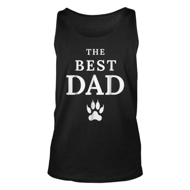 The Best Dog Dad Fathers Day Gift Gift For Mens Unisex Tank Top