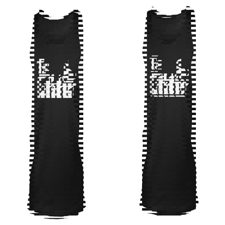 The Catfather Funny Cat Dad Father Lover Unisex Tank Top