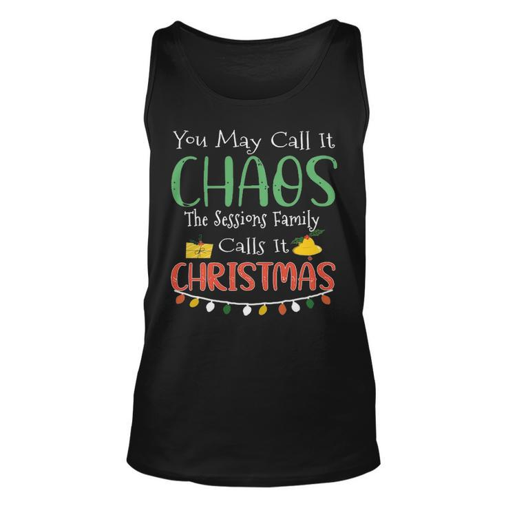 The Sessions Family Name Gift Christmas The Sessions Family Unisex Tank Top
