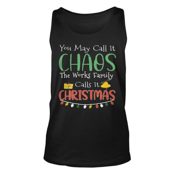 The Works Family Name Gift Christmas The Works Family Unisex Tank Top