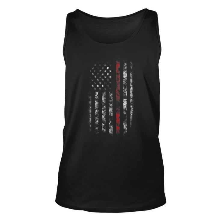 Thin Red Line Fire Fighter  Unisex Tank Top