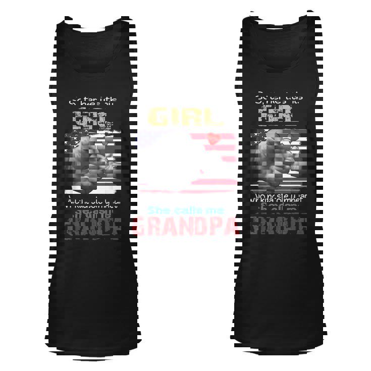 This Girl Who Kinda Stole My Heart She Calls Me Grandpa Unisex Tank Top