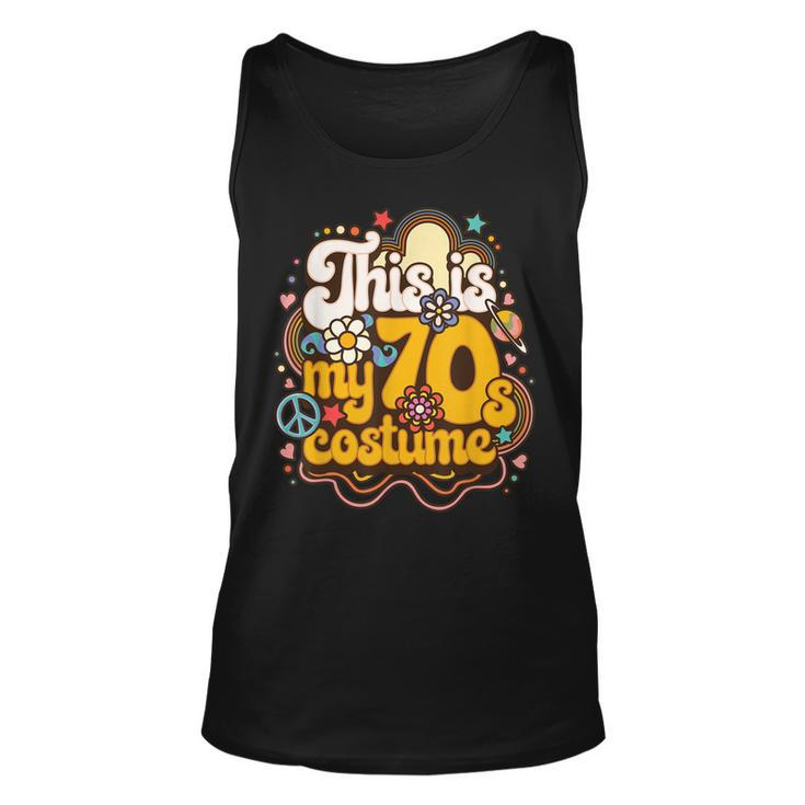 This Is My 70S Costume Theme Party Hippie Retro Friends  Unisex Tank Top