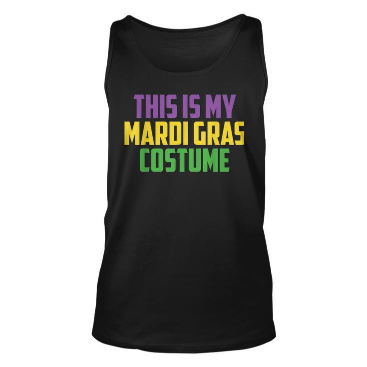 This Is My Mardi Gras Costume Party Mardi Gras Carnival  Unisex Tank Top