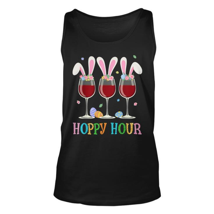 Three Wine Glasses Easter Drinking Bunny Ears Drink Up Women Tank Top