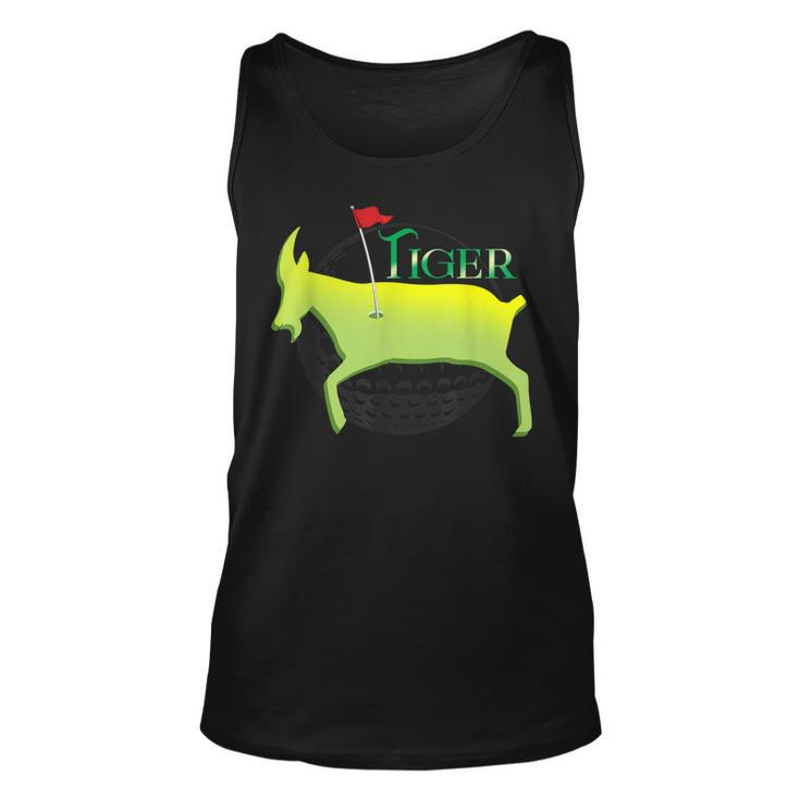 Tiger Goat - Funny Masters Golfer - Golf Ball Player  Unisex Tank Top