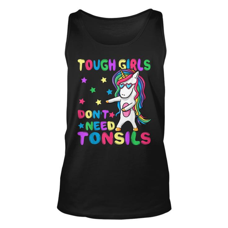 Tough Girls Dont Need Tonsil Removal Surgery Recovery Gift  Unisex Tank Top