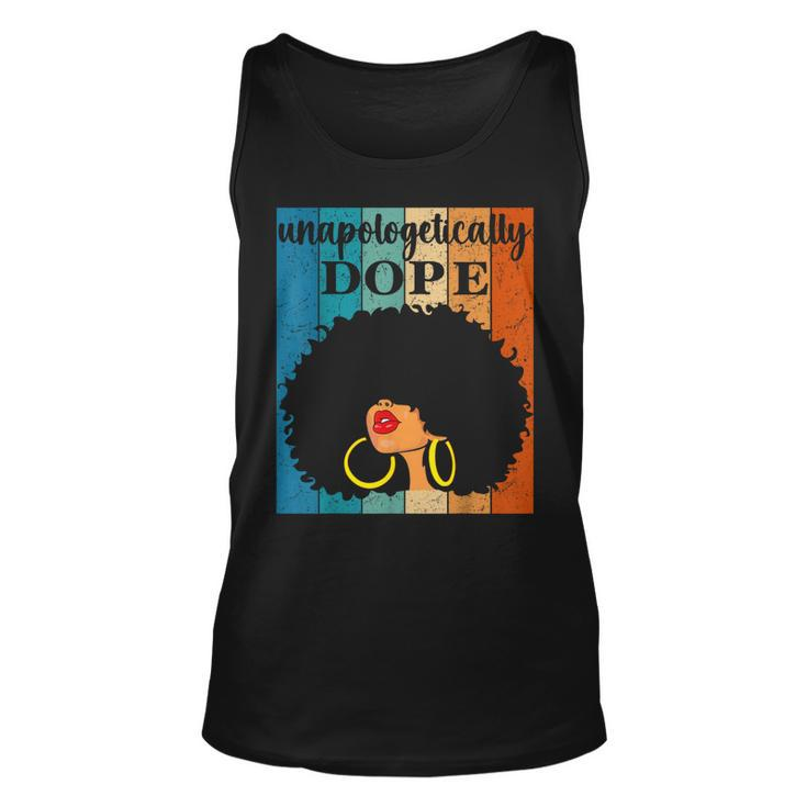 Unapologetically Dope Black History Month Junenth  Unisex Tank Top