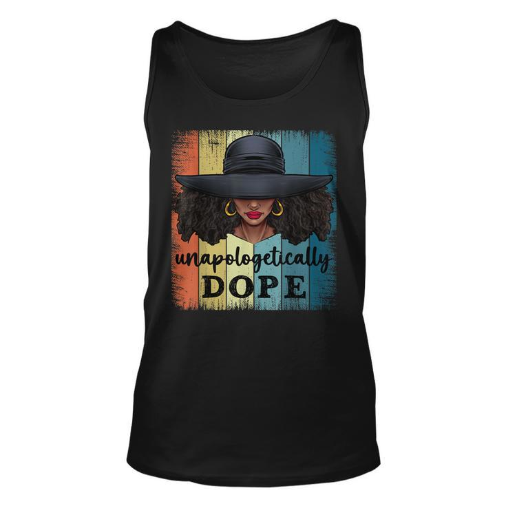 Unapologetically Dope Black History African American Ladies Tank Top
