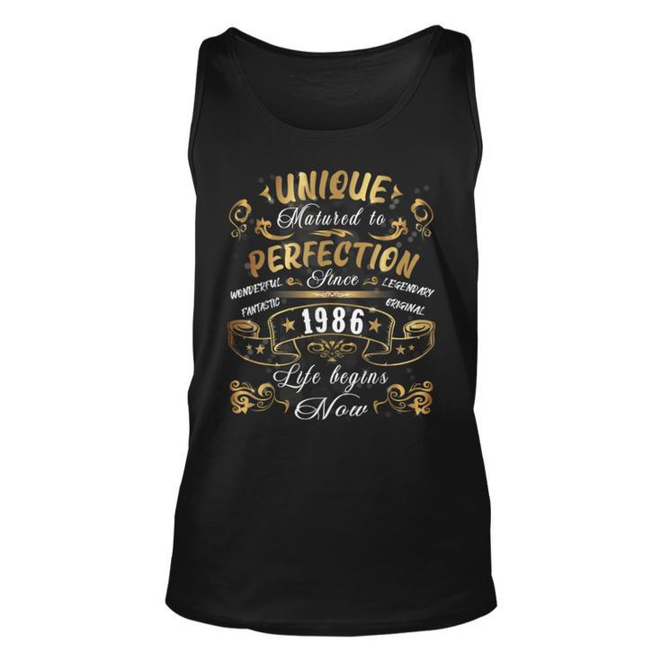 Unique 1986 Birthday Meme Mother And Father Born In 1986 T Unisex Tank Top