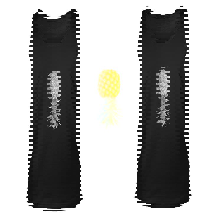 Upside Down PineappleShirt Men Women Tank Top Graphic Print Unisex