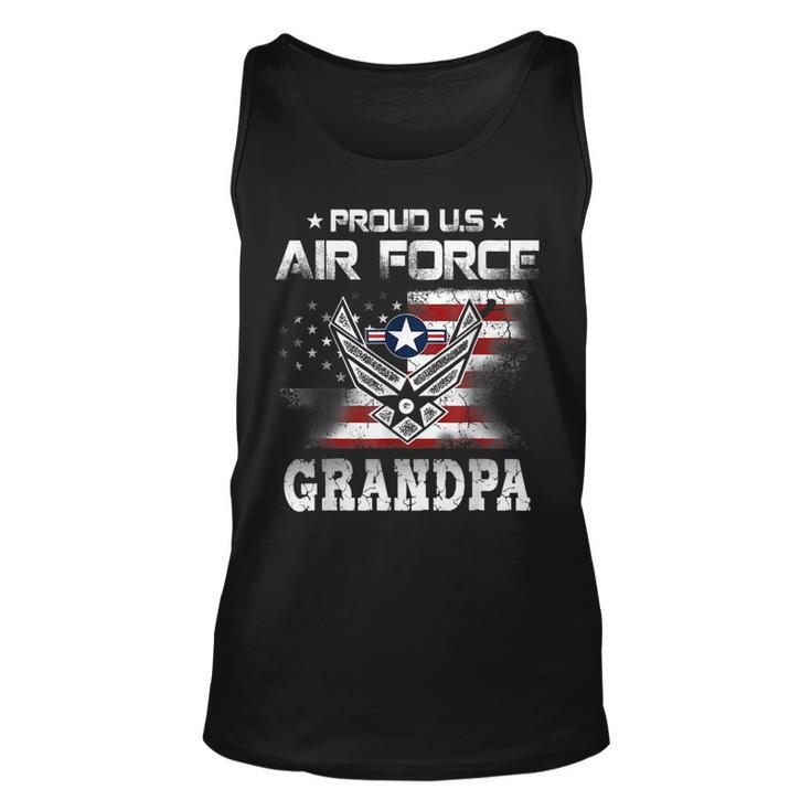 Us Air Force Proud Grandpa Proud Air Force Grandpa Father  Unisex Tank Top