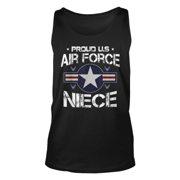 Us Air Force Proud Niece - Proud Air Force Niece Veteran Day  Unisex Tank Top