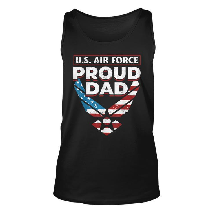 Us Air Force Veteran US Air Force Proud Dad  Unisex Tank Top