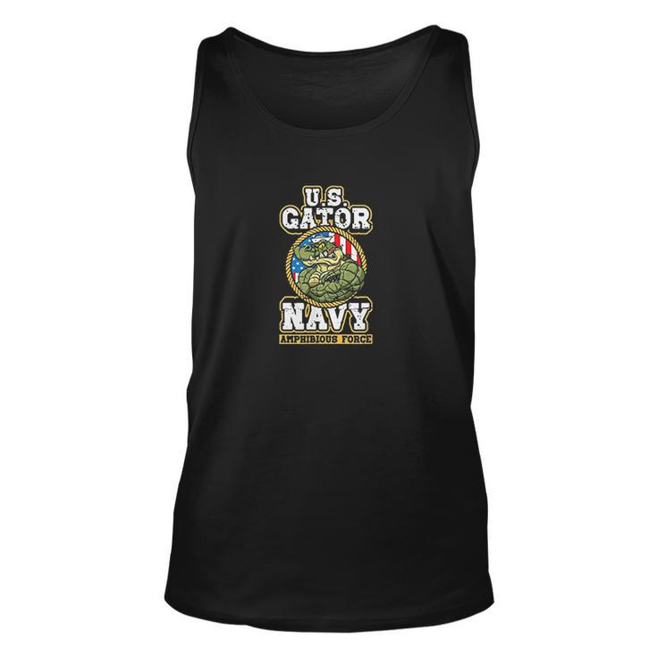 Us Gator Navy Amphibious Force Men Women Tank Top Graphic Print Unisex