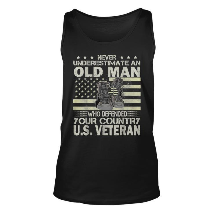 Us Veteran Veterans Day Us Patriot Gift  Unisex Tank Top