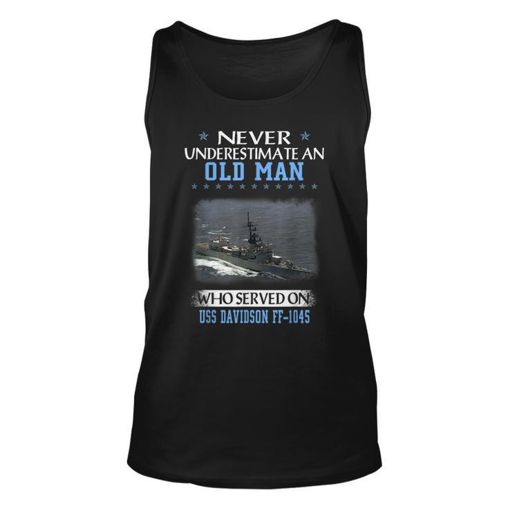 Uss Davidson Ff-1045 Veterans Day Father Day  Unisex Tank Top