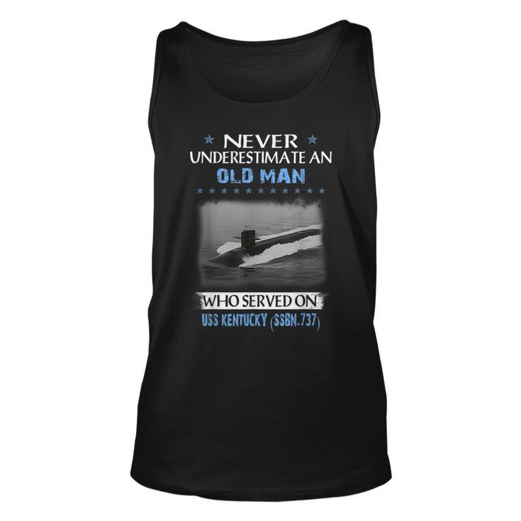 Uss Kentucky Ssbn-737 Submarine Veterans Day Father Day  Unisex Tank Top