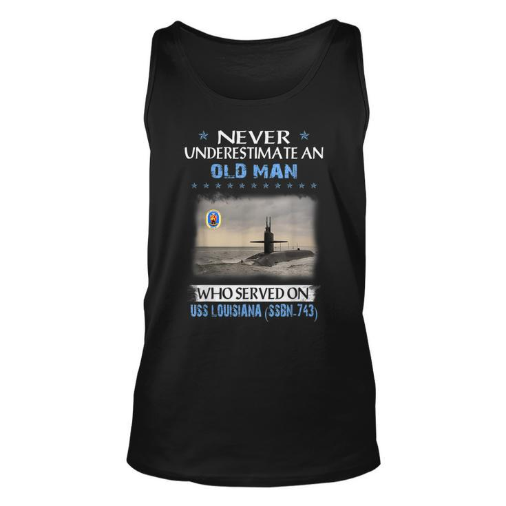Uss Louisiana Ssbn-743 Submarine Veterans Day Father Day  Unisex Tank Top