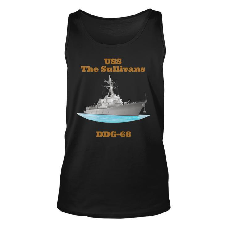Uss The Sullivans Ddg-68 Navy Sailor Veteran Gift   Unisex Tank Top