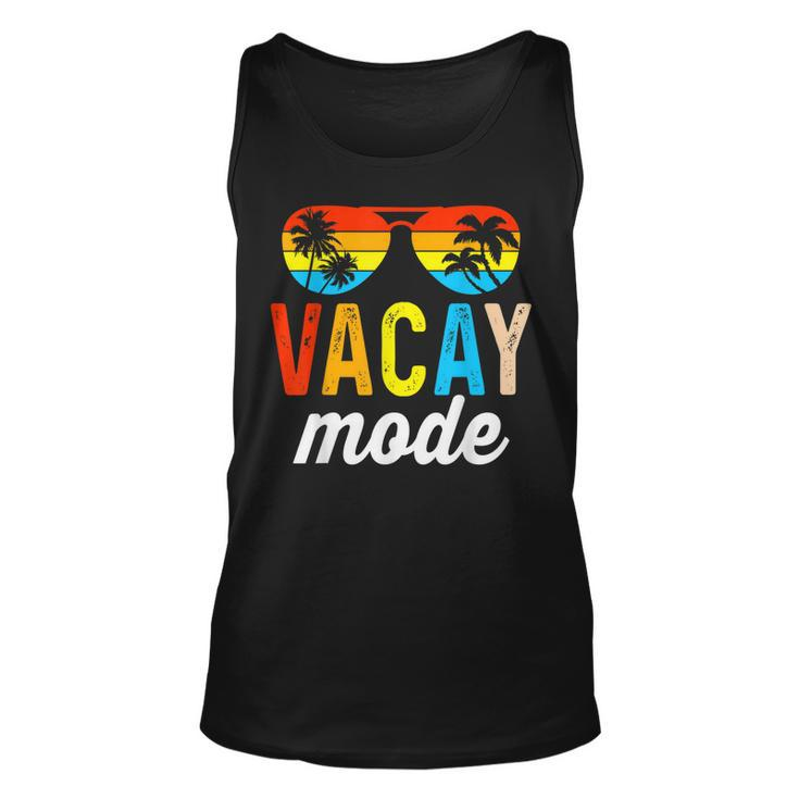Vacay Mode Vintage Vacation Summer Cruise Family Holiday  Unisex Tank Top