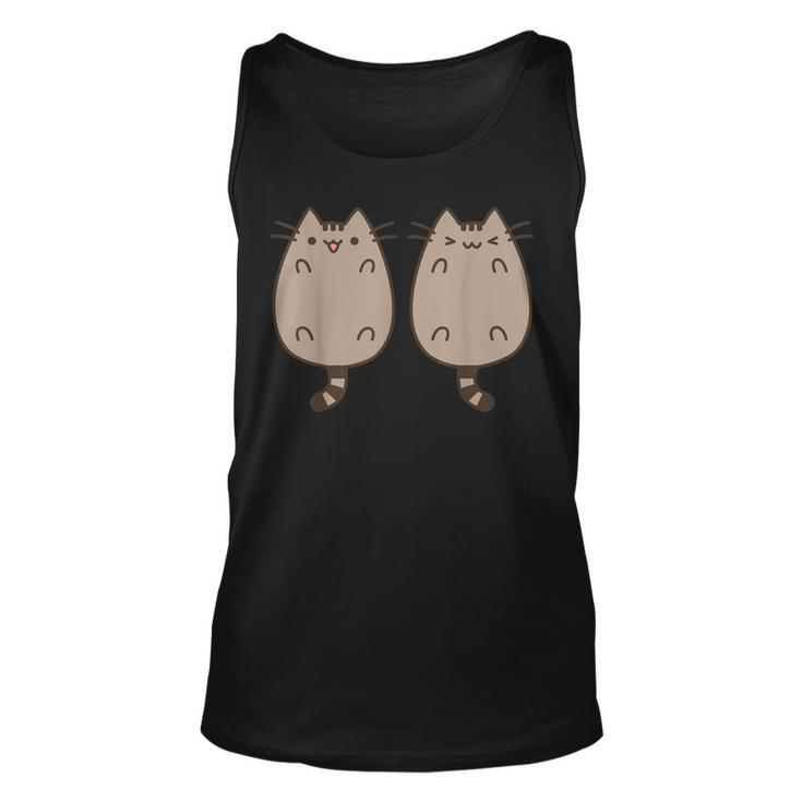Valentines Day Couples Cat Kitty Kitten Cat Lover Funny  Unisex Tank Top