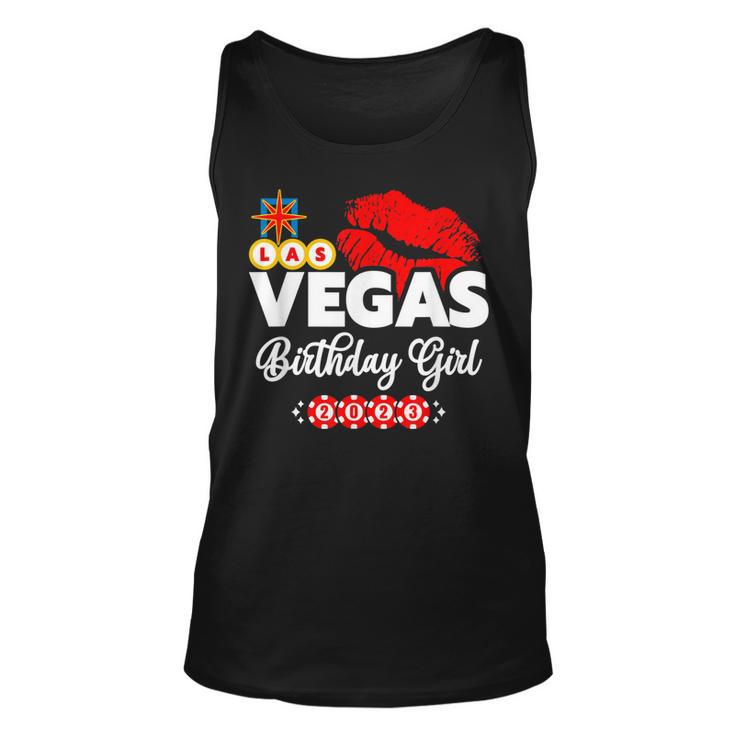 Vegas Birthday Girl Vegas 2023 Girls Trip Vegas Birthday Tank Top