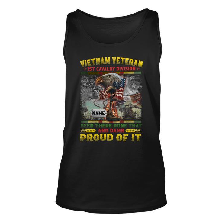Vietnam Veteran 1St Cavalry Division Been There Done That And Damn Proud Of It Unisex Tank Top