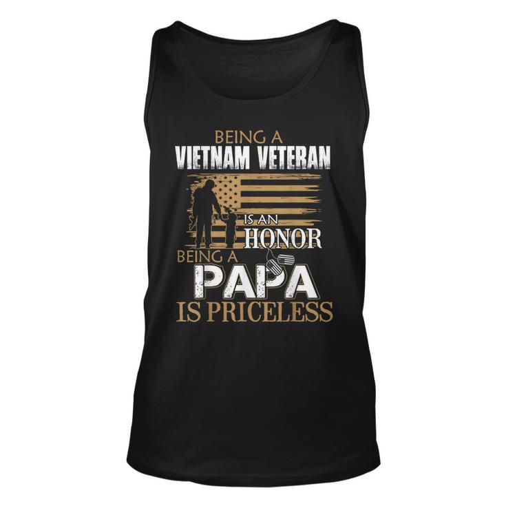 Being Vietnam Veteran Is An Honor Papa Is Priceless T Tank Top