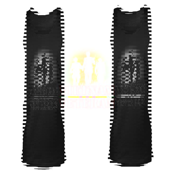 Vietnam Veteran Us Flag T  Gift | Vietnam War Vet   Unisex Tank Top