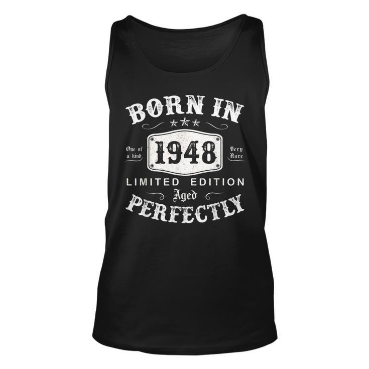 Vintage 1948 Made In 1948 75 Geburtstag Mann Frau 75 Jahre Tank Top