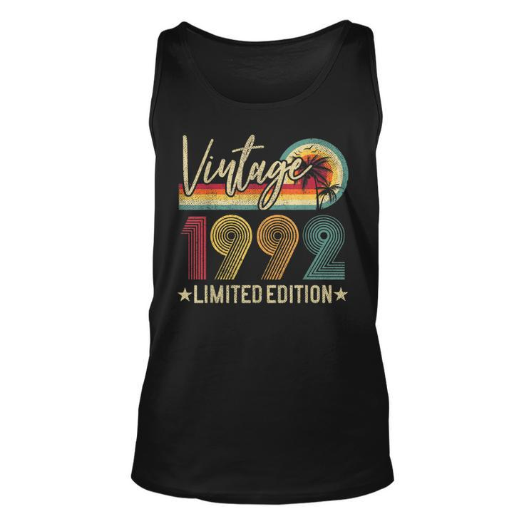 Vintage 1992 30Th Birthday 30 Years Old Limited Edition Tank Top