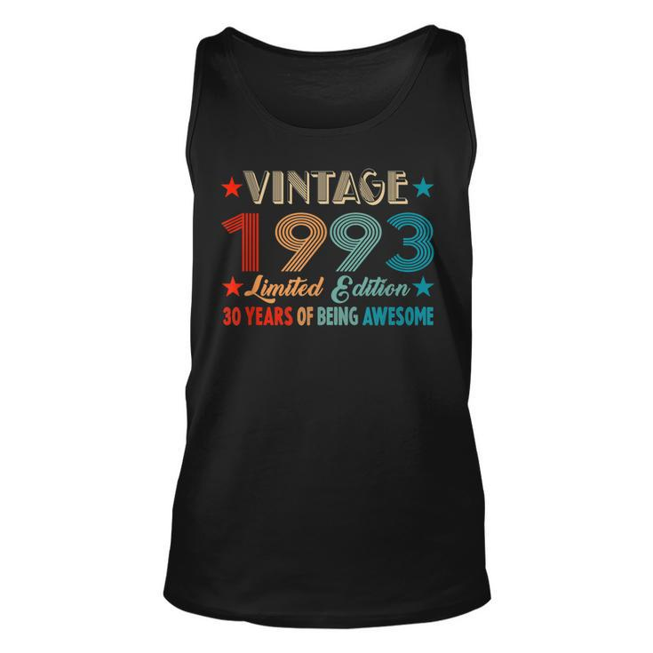 Vintage 1993 Limitierte Auflage 30 Jahre Alt Geburtstag Tank Top