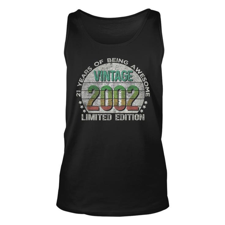 Vintage 2002 21 Year Old Limited Edition 21St Birthday V3 Tank Top