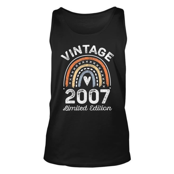 Vintage 2007 Limited Edition 16 Year Old 16Th Birthday Tank Top