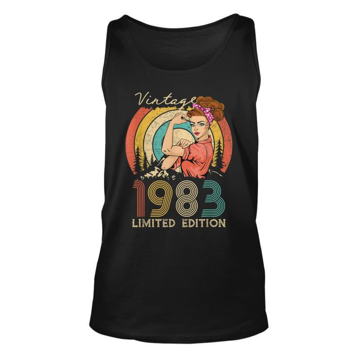 Vintage 40Th Birthday Gift Ideas For Women Best Of 1983  Unisex Tank Top