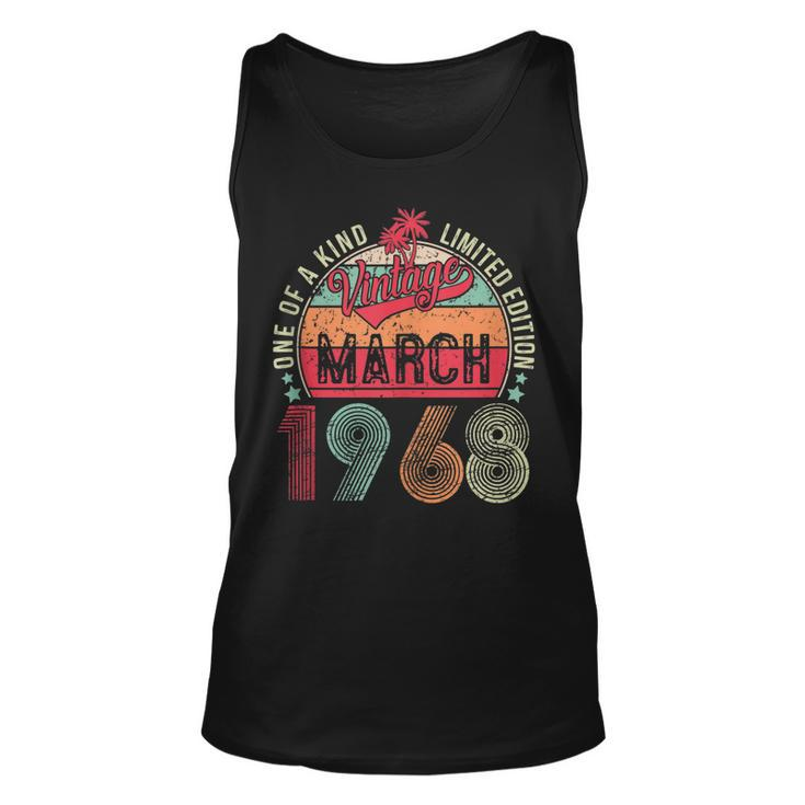 Vintage 55 Year Old March 1968 Limited Edition 55Th Birthday V2 Tank Top