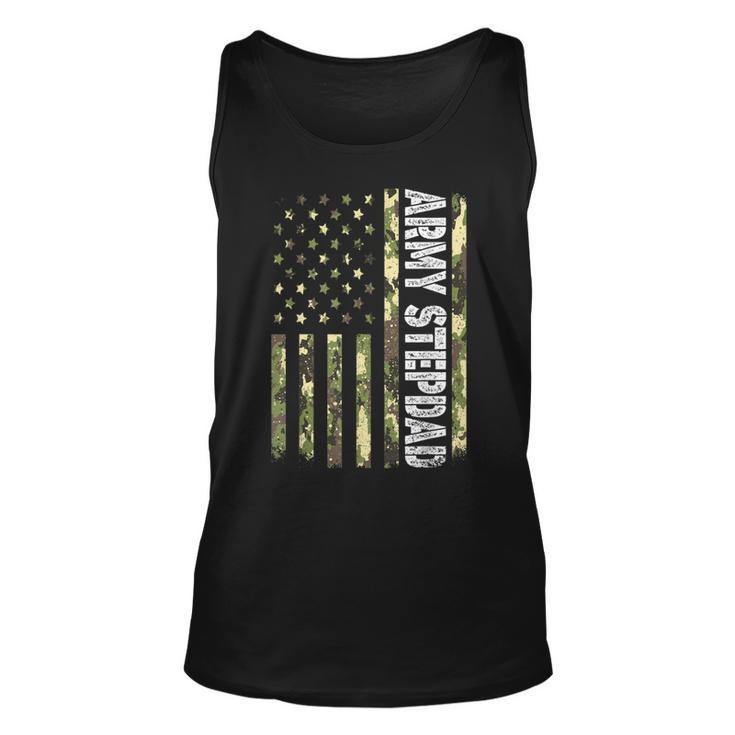 Mens Vintage Army Stepdad Usa Flag Camouflage Father’S Day Bbmtswy Tank Top