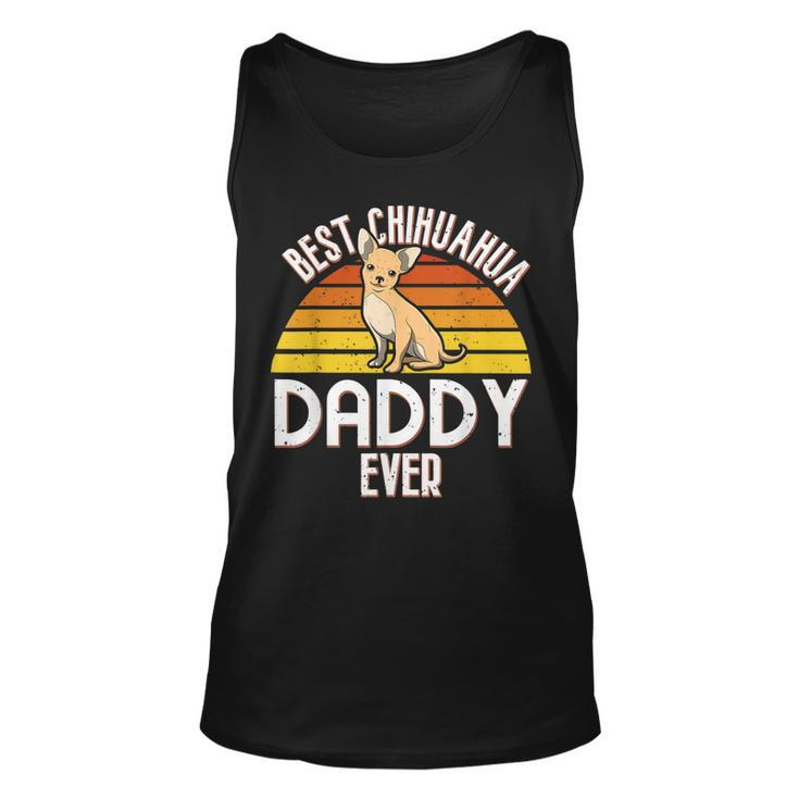 Vintage Best Chihuahua Daddy Ever I Dog Lover Tank Top