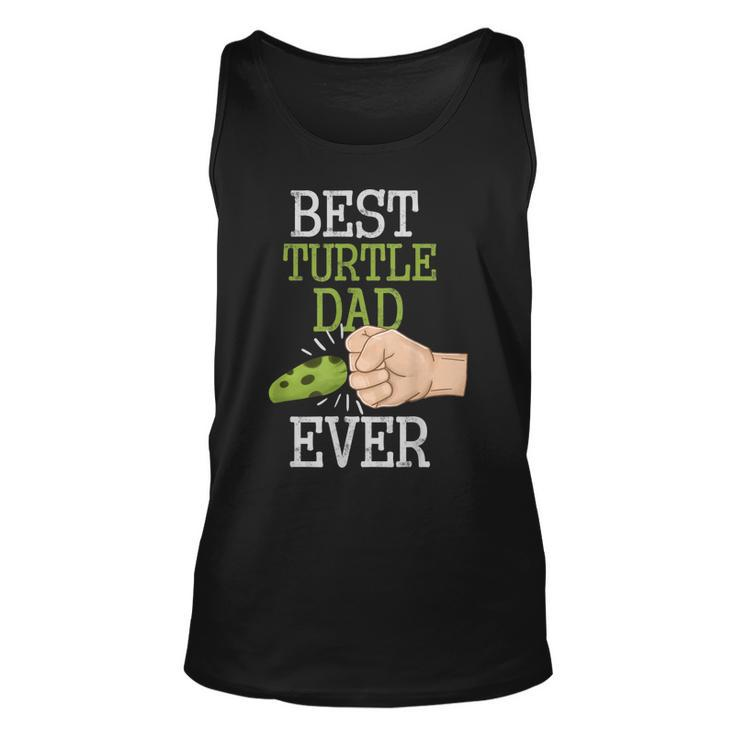 Vintage Best Turtle Dad Ever Fathers Day Animal Lovers Tank Top