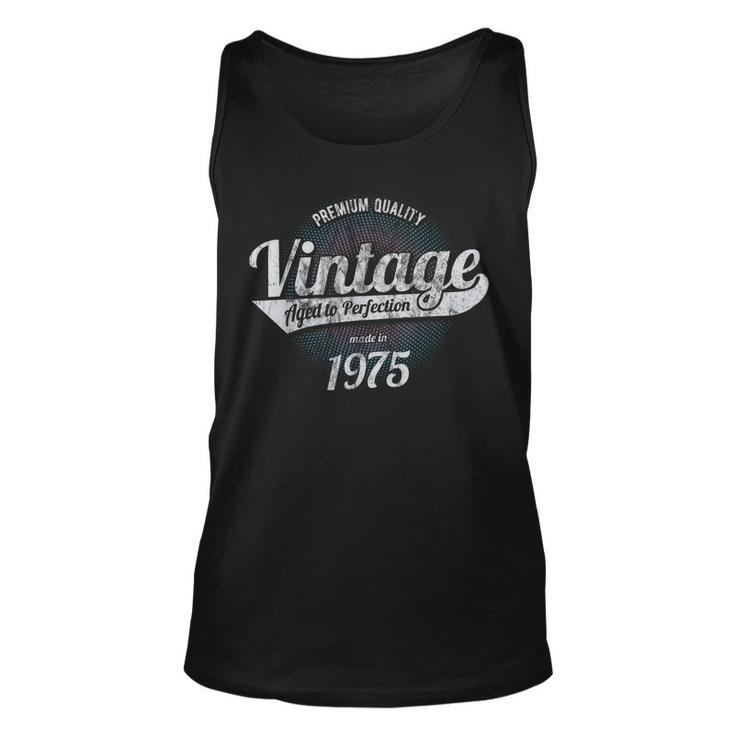Vintage Est 1975  44 Years Old 44Th Birthday Gift Unisex Tank Top