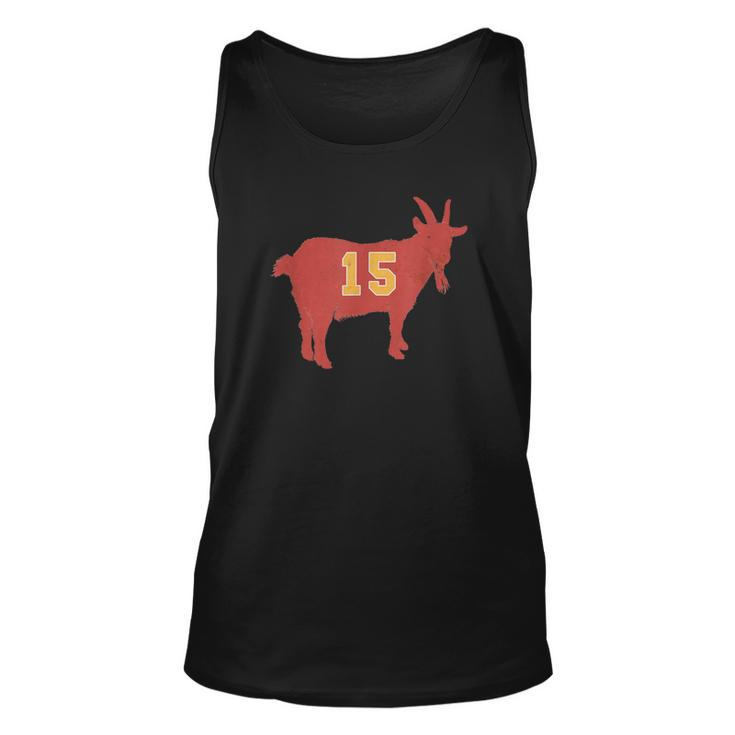 Vintage Grunge Goat 15 Red And Gold  Unisex Tank Top